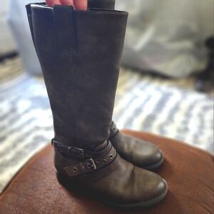 Girls knee high boots sz 1